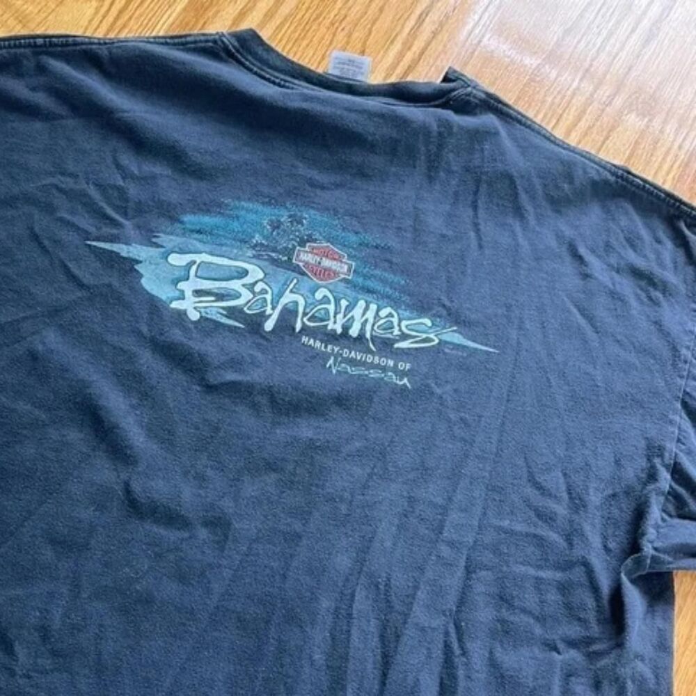 Vintage Harley Davidson Bahamas Graphic Tee
